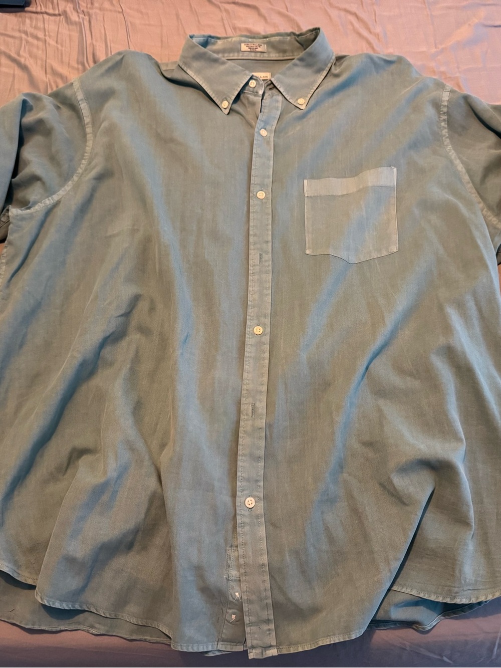 Peter Millar Cotton Silk Button Down Shirt Men’s XXL